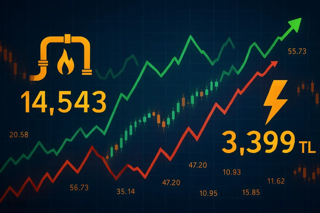 Elektrik ve doğalgaz fiyatları güncellendi
