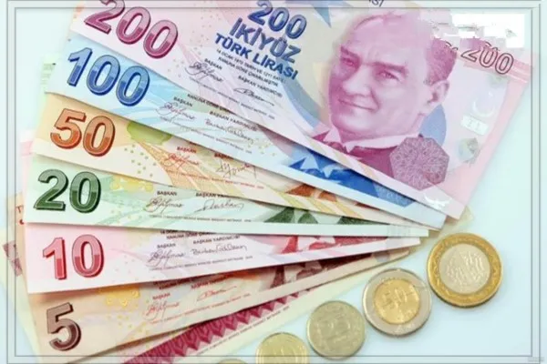 Yüksek enflasyonun, yüzde 37’lik politika faizinin ve Merkez Bankası kararlarının etkisi altında bulunan Türk lirası banknotları.