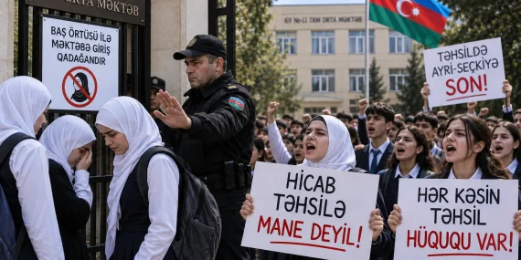 Azerbaycan’da Başörtüsü Yasağına Karşı Protesto Dalgası; Türk Hükümetinden Dikkat Çeken Sessizlik